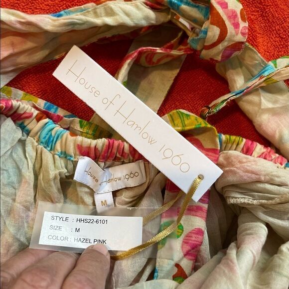 HOUSE OF HARLOW 1960 Pockets Maxi Dress.Sz M - Picture 13 of 15